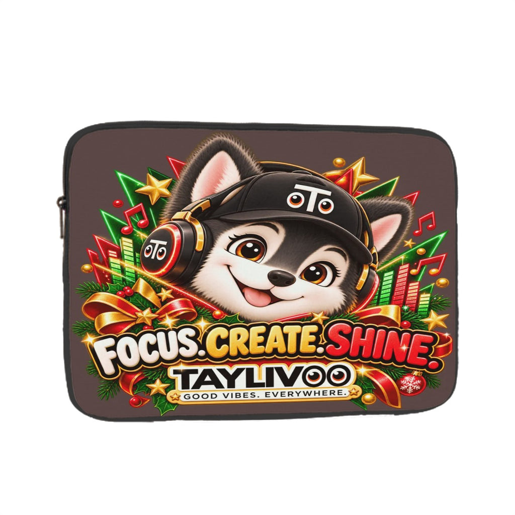 TAYLIVOO Focus Create Shine Capa acolchoada para notebook