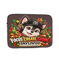 TAYLIVOO Focus Create Shine Capa acolchoada para notebook