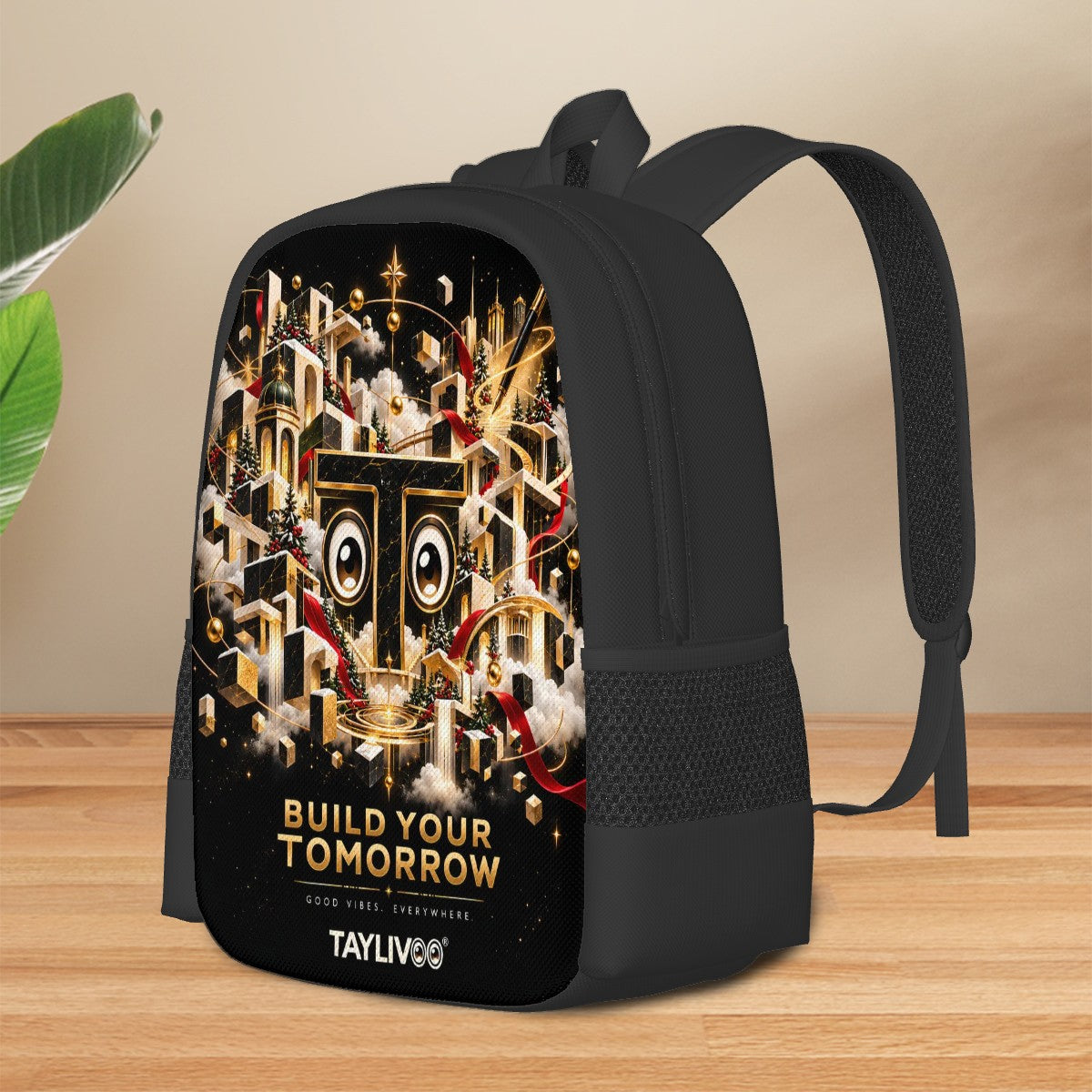 TAYLIVOO Build Your Tomorrow Oxford Backpack