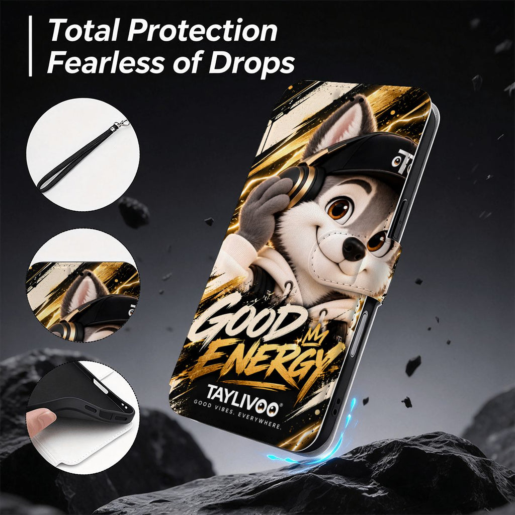 TAYLIVOO Good Energy 지갑형 케이스 iPhone 18 Pro