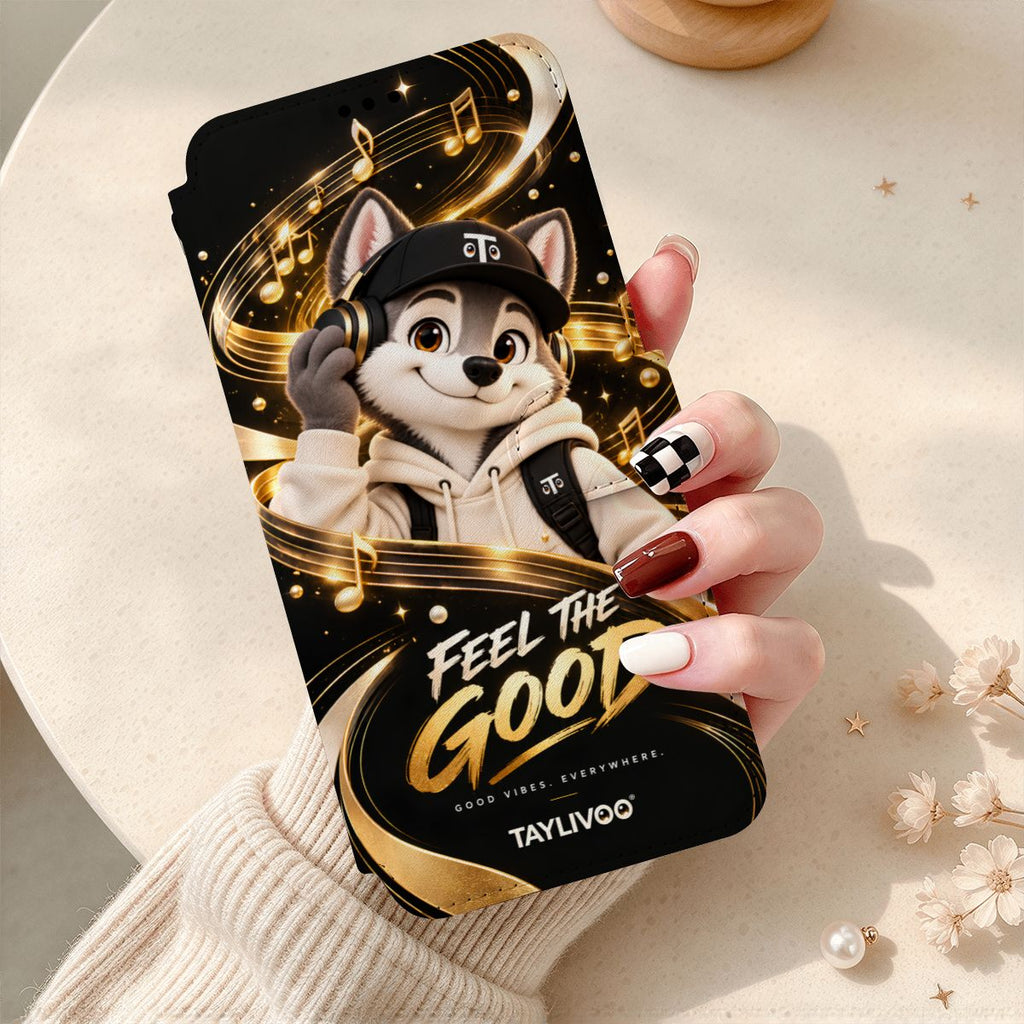 TAYLIVOO Feel the Good 지갑형 케이스 iPhone 18 Pro Max