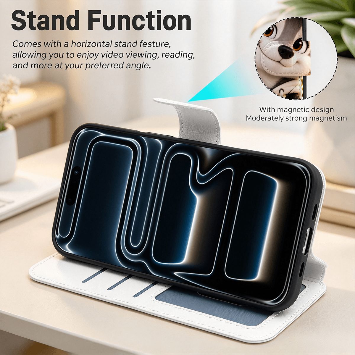 TAYLIVOO Good Energy Wallet Case for iPhone 18 Pro