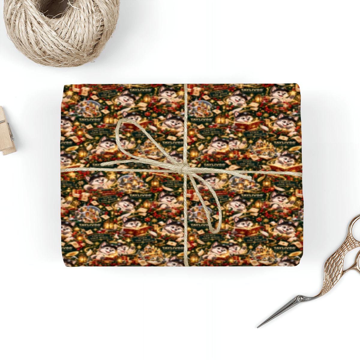 TAYLIVOO Make Something Bright Gift Wrap – 3 Sheets