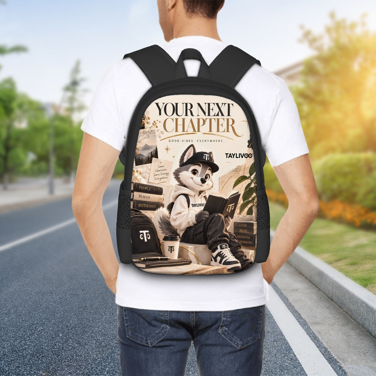 TAYLIVOO Your Next Chapter Oxford Backpack