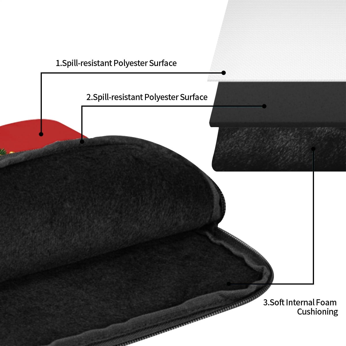 TAYLIVOO Create Something Great Padded Laptop Sleeve