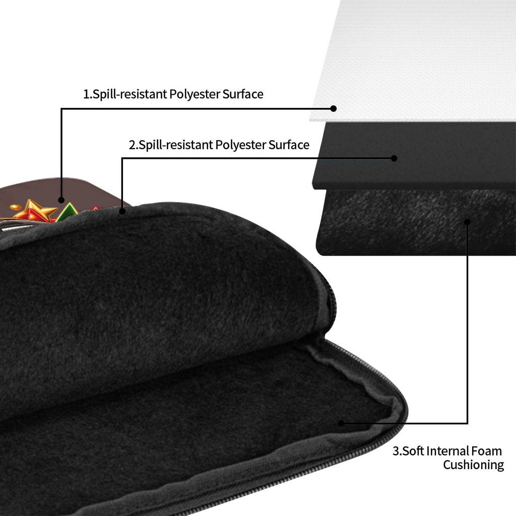 TAYLIVOO Focus Create Shine Capa acolchoada para notebook