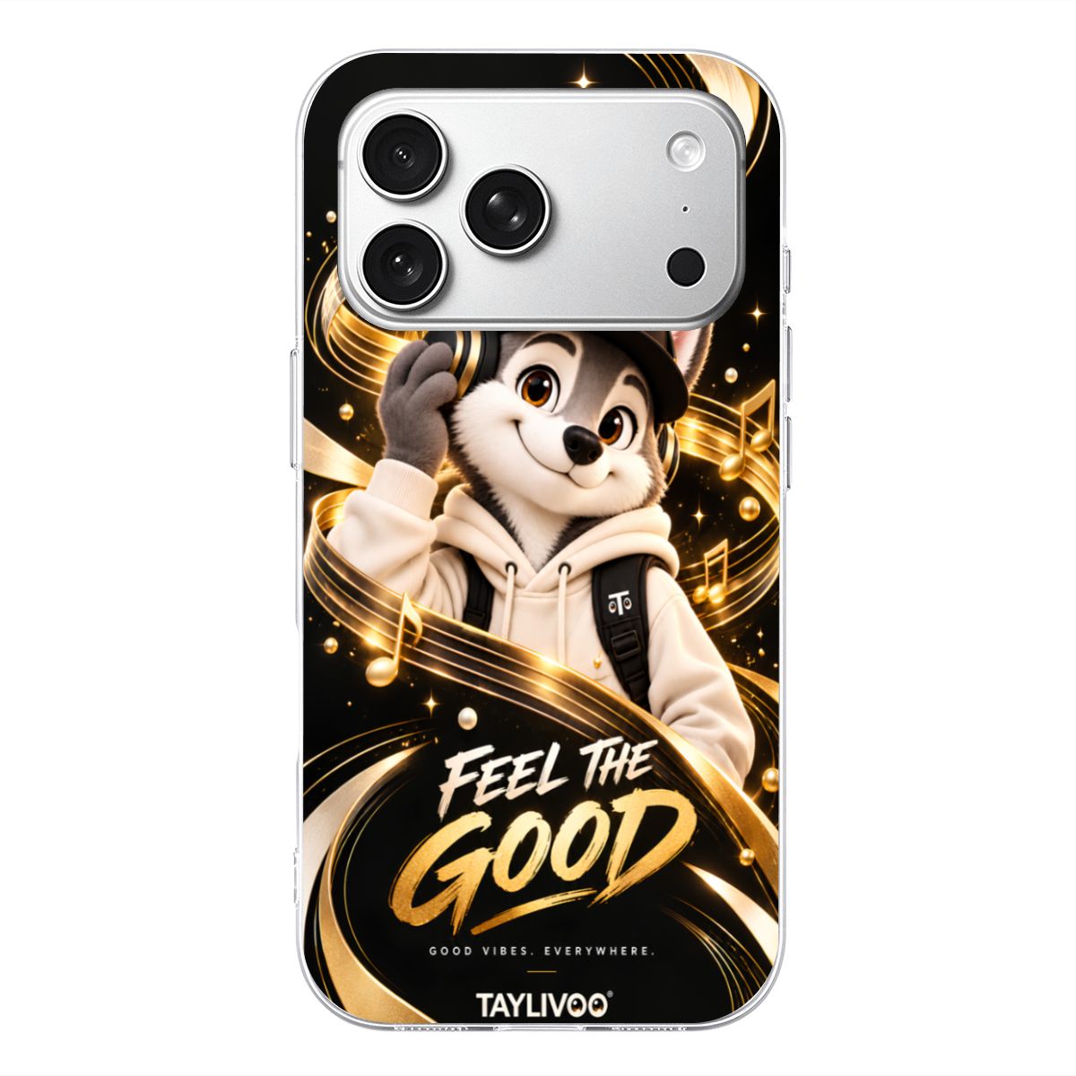 TAYLIVOO Feel the Good TPU Case for iPhone 18 Pro