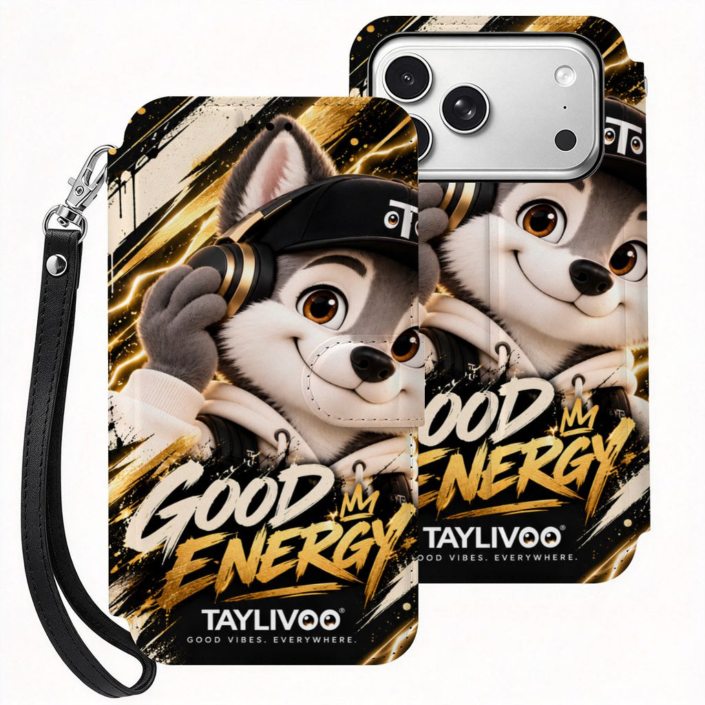 TAYLIVOO Good Energy 지갑형 케이스 iPhone 18 Pro