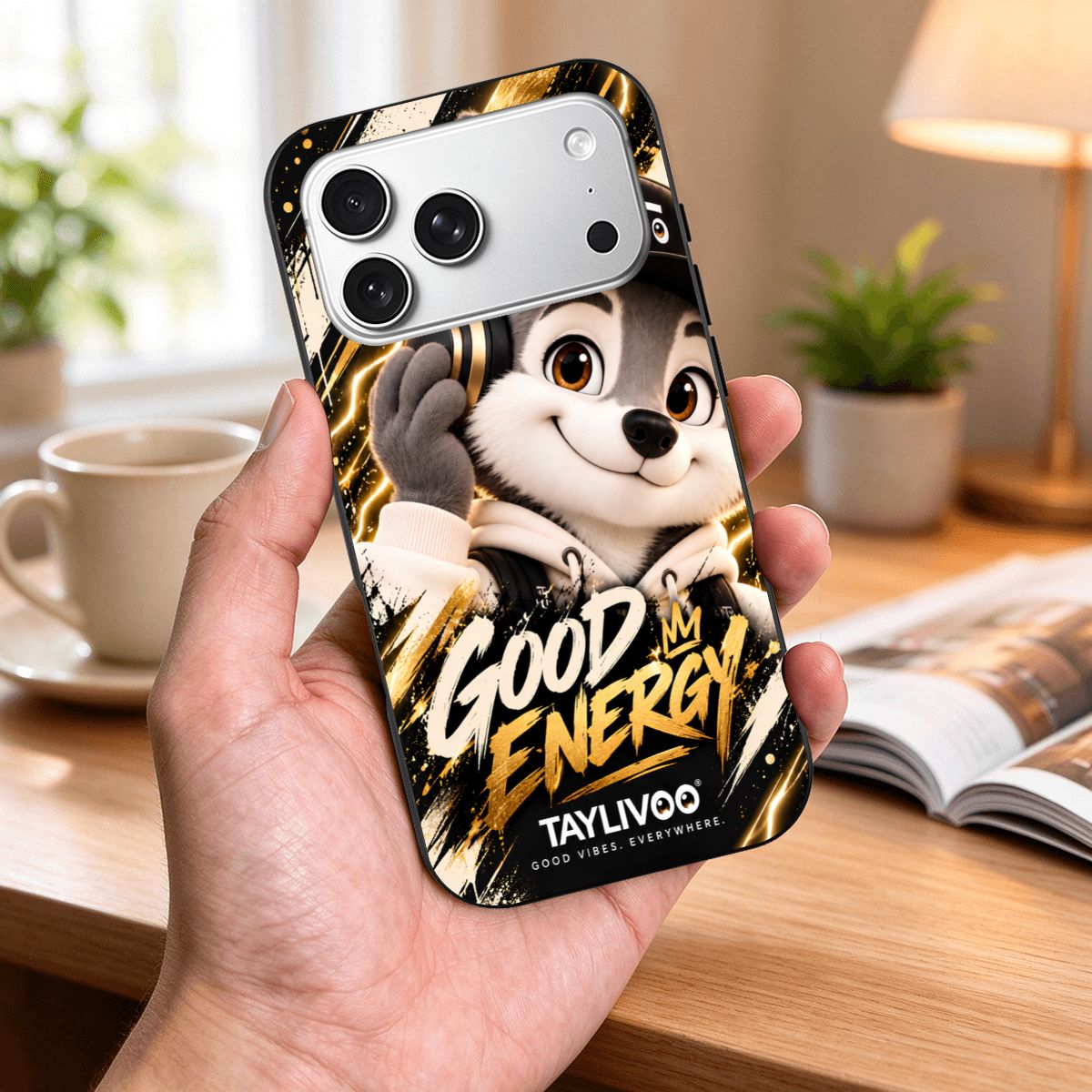 TAYLIVOO Good Energy TPU Case for iPhone 18 Pro