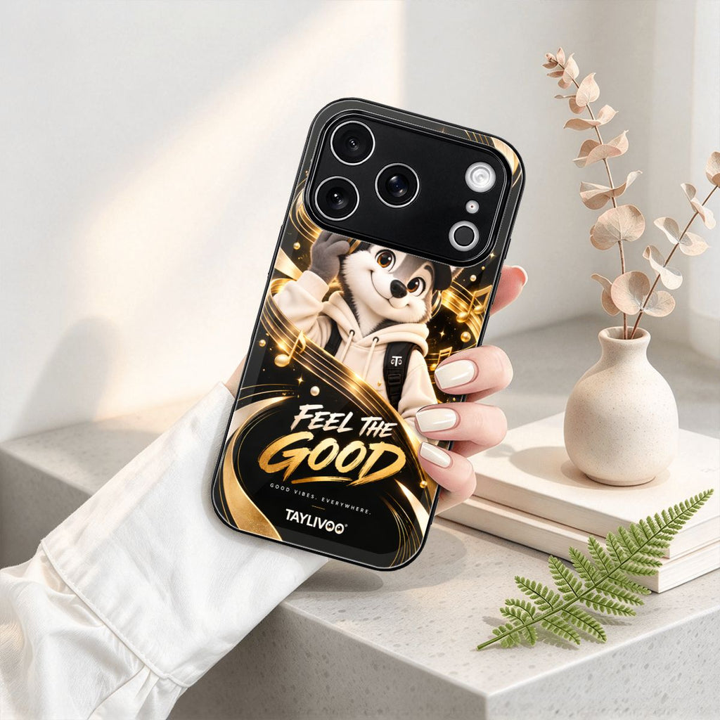 TAYLIVOO Feel the Good غطاء زجاجي iPhone 18 Pro