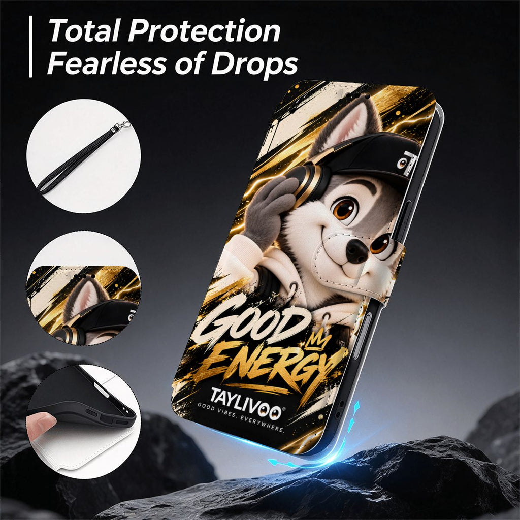 TAYLIVOO Good Energy 지갑형 케이스 iPhone 18 Pro Max