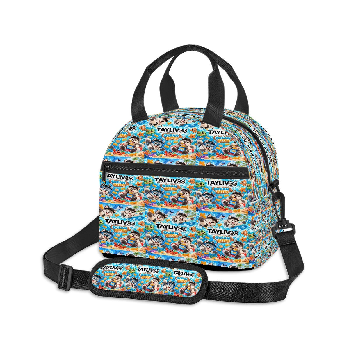 TAYLIVOO Dino Picnic Insulated Lunch Bag