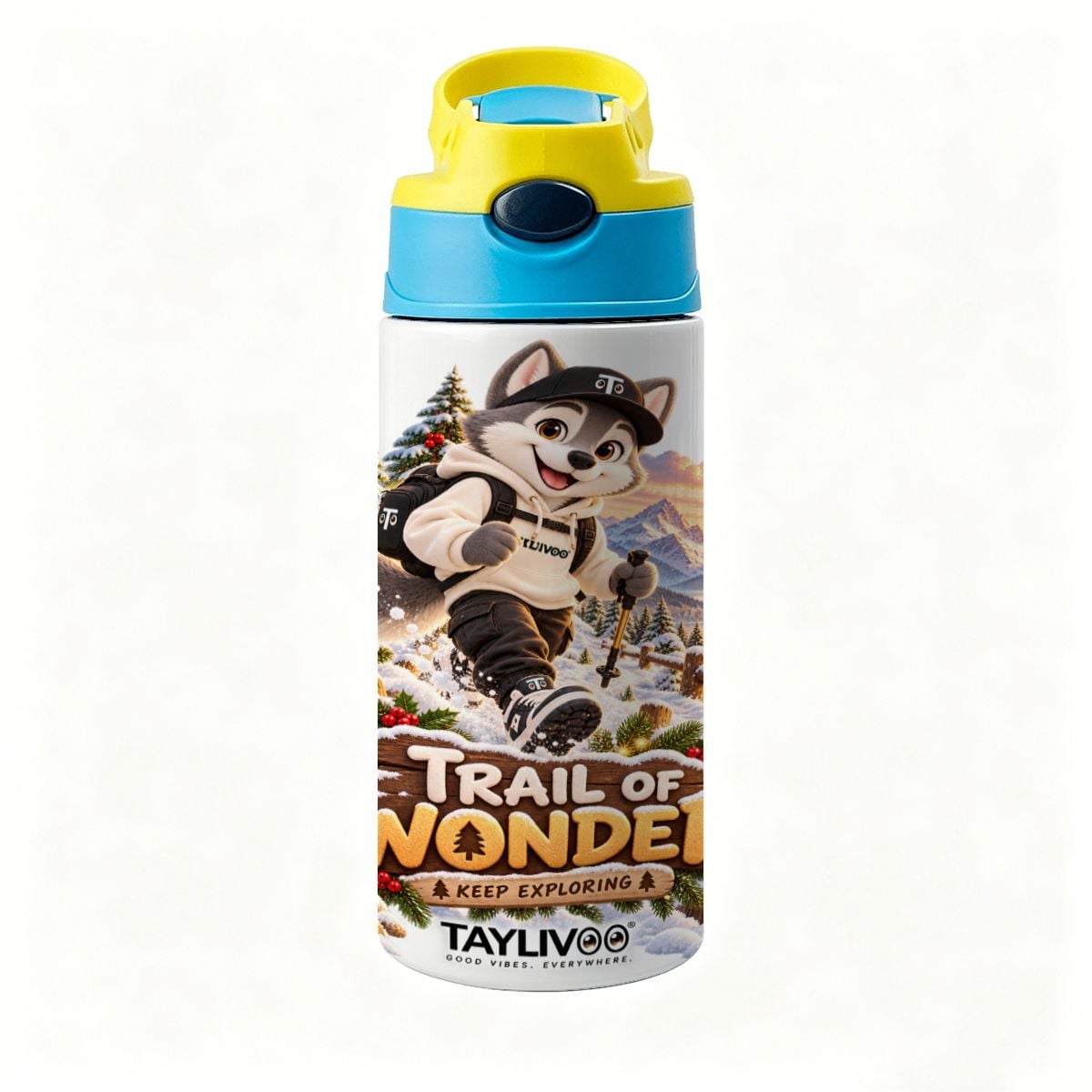 TAYLIVOO Trail of Wonder Kids’ Water Bottle