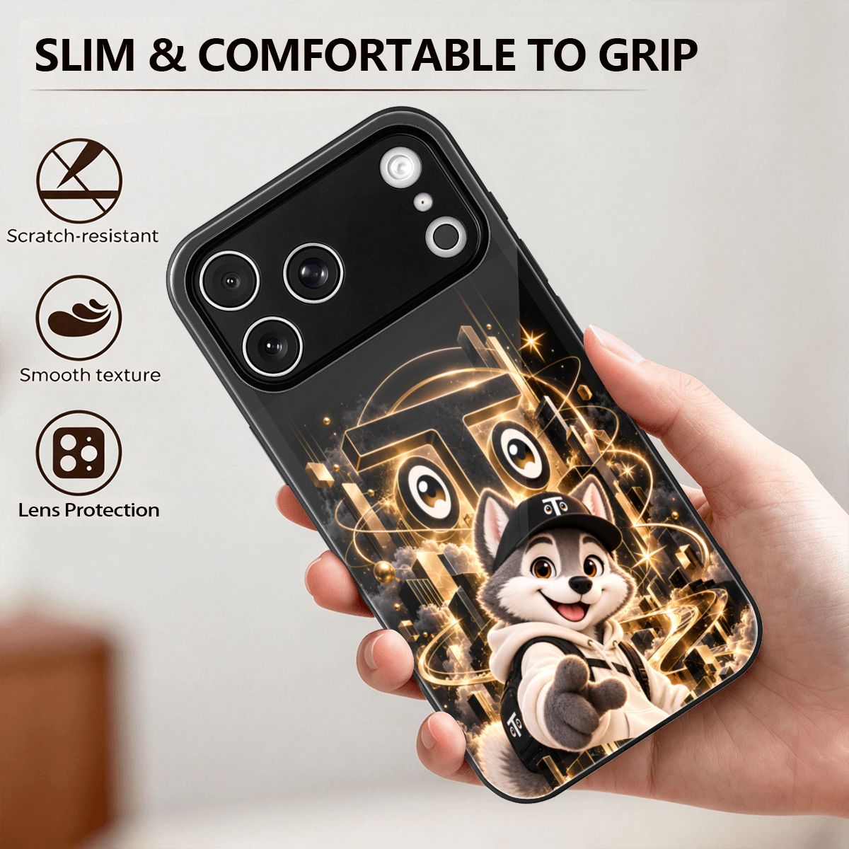 TAYLIVOO Create Your World Glass Case for iPhone 18 Pro Max