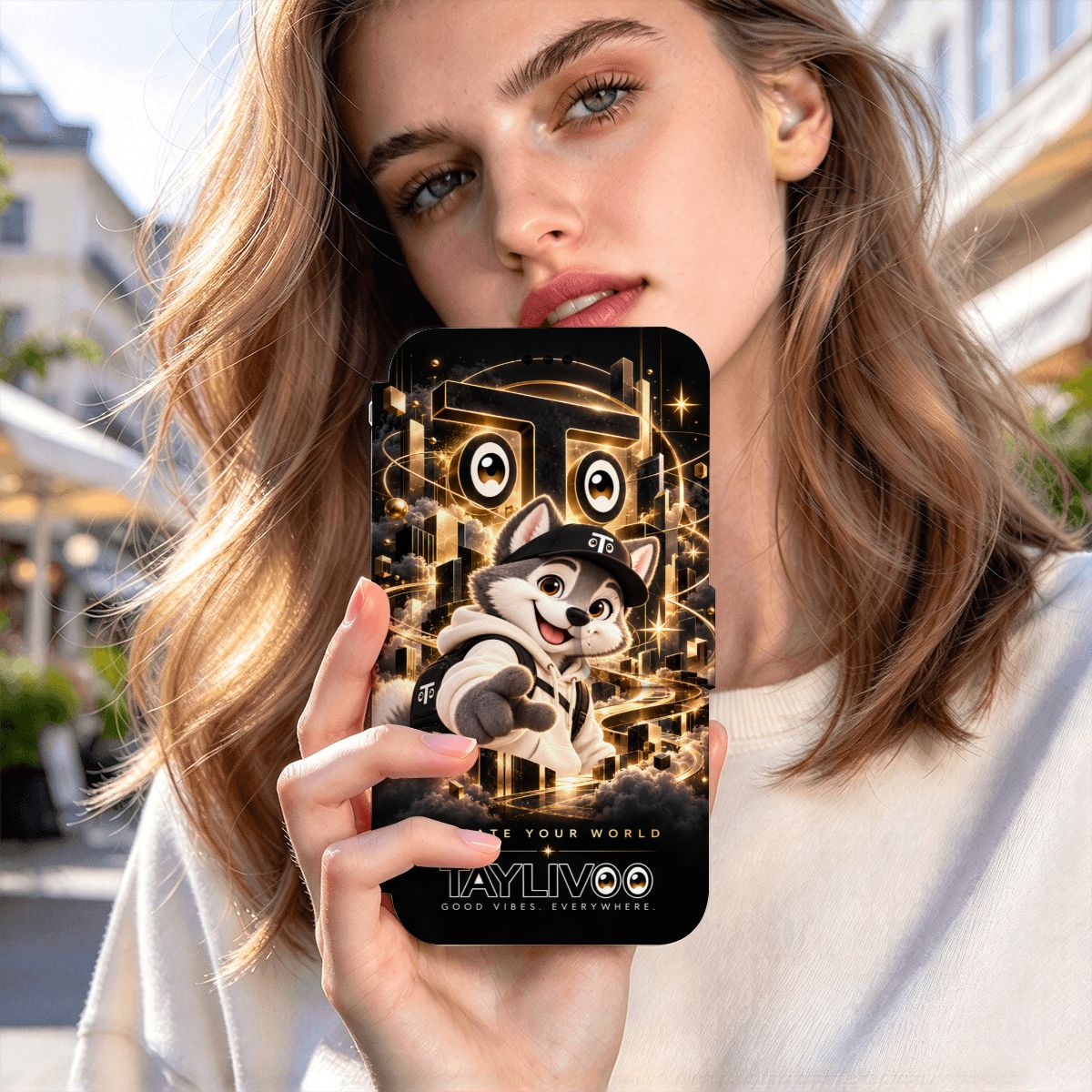 TAYLIVOO Create Your World Wallet Case for iPhone 18 Pro