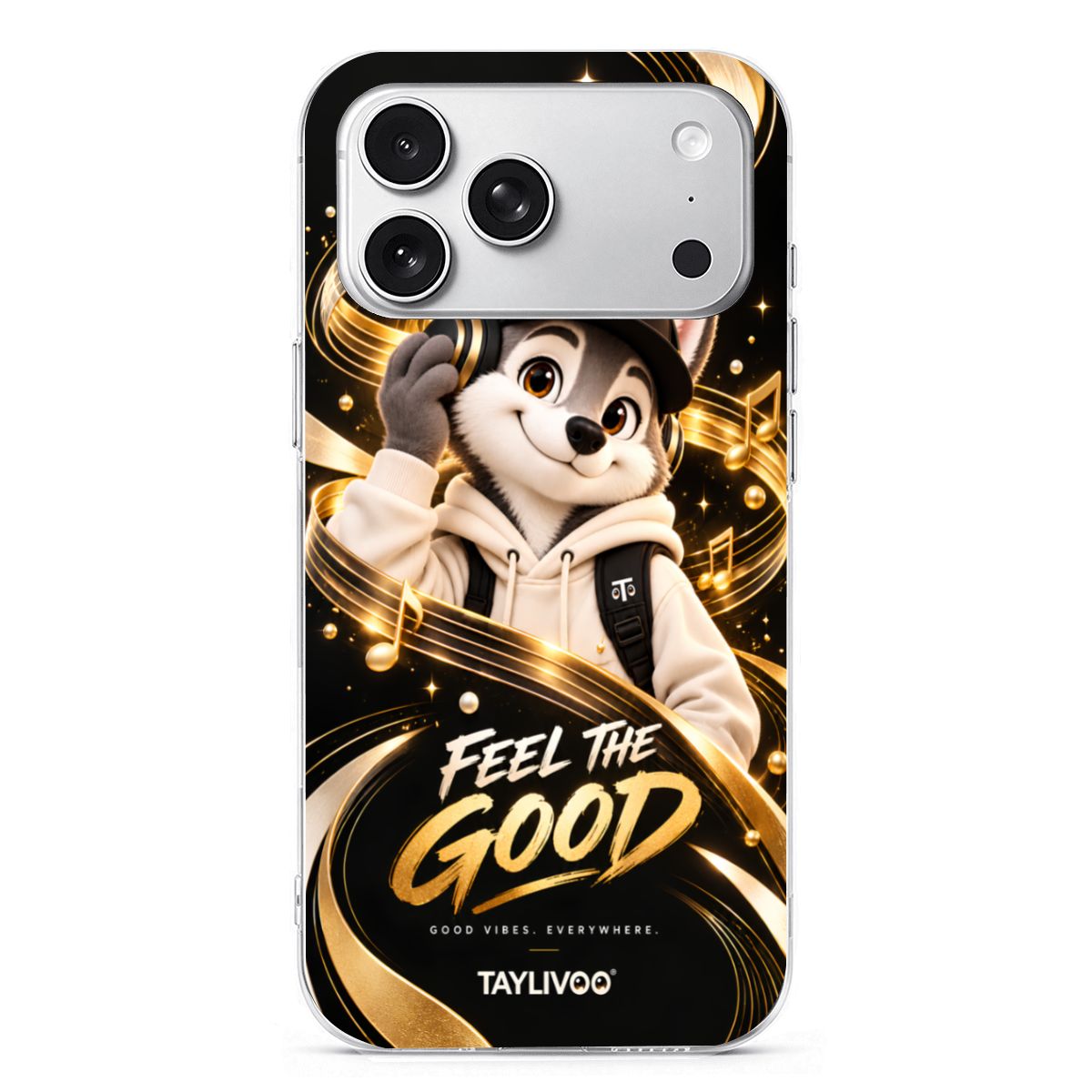 TAYLIVOO Feel the Good TPU Case for iPhone 18 Pro Max