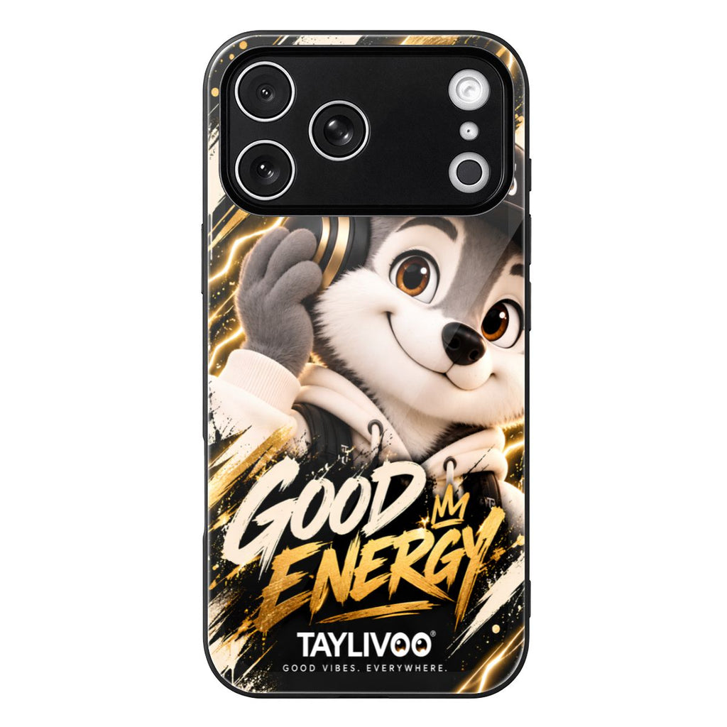 TAYLIVOO Good Energy 유리 케이스 iPhone 18 Pro Max