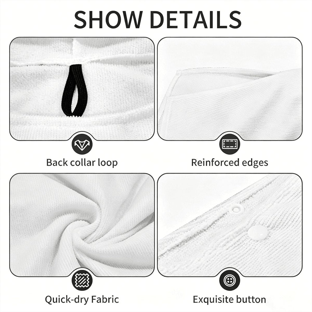 TAYLIVOO Cozy Good Vibes Kids’ Hooded Towel