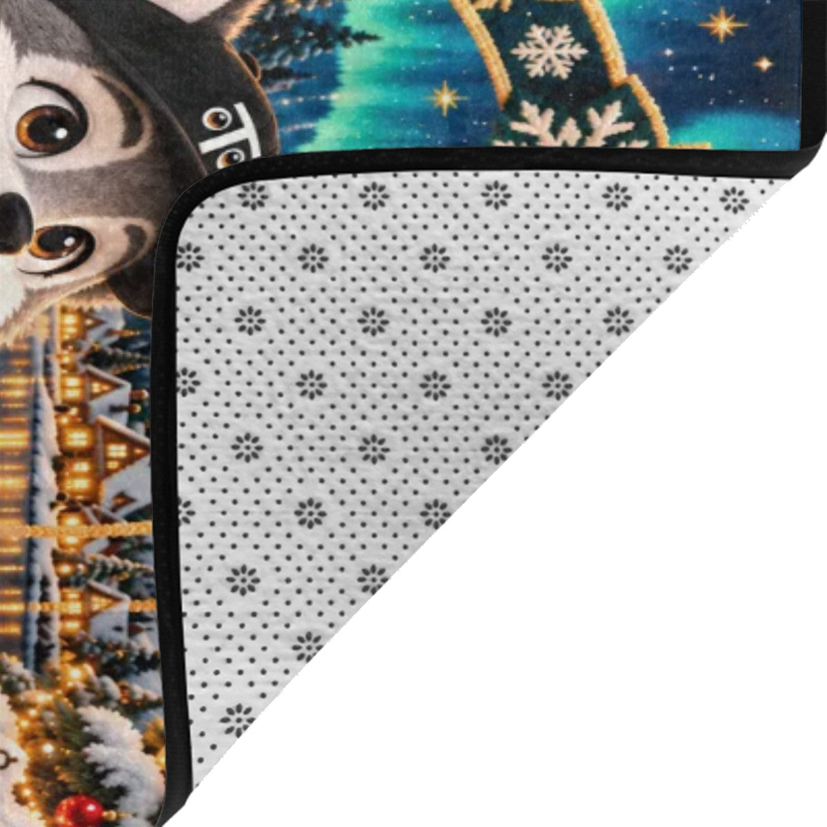 TAYLIVOO Winter Adventure Non-Slip Area Rug