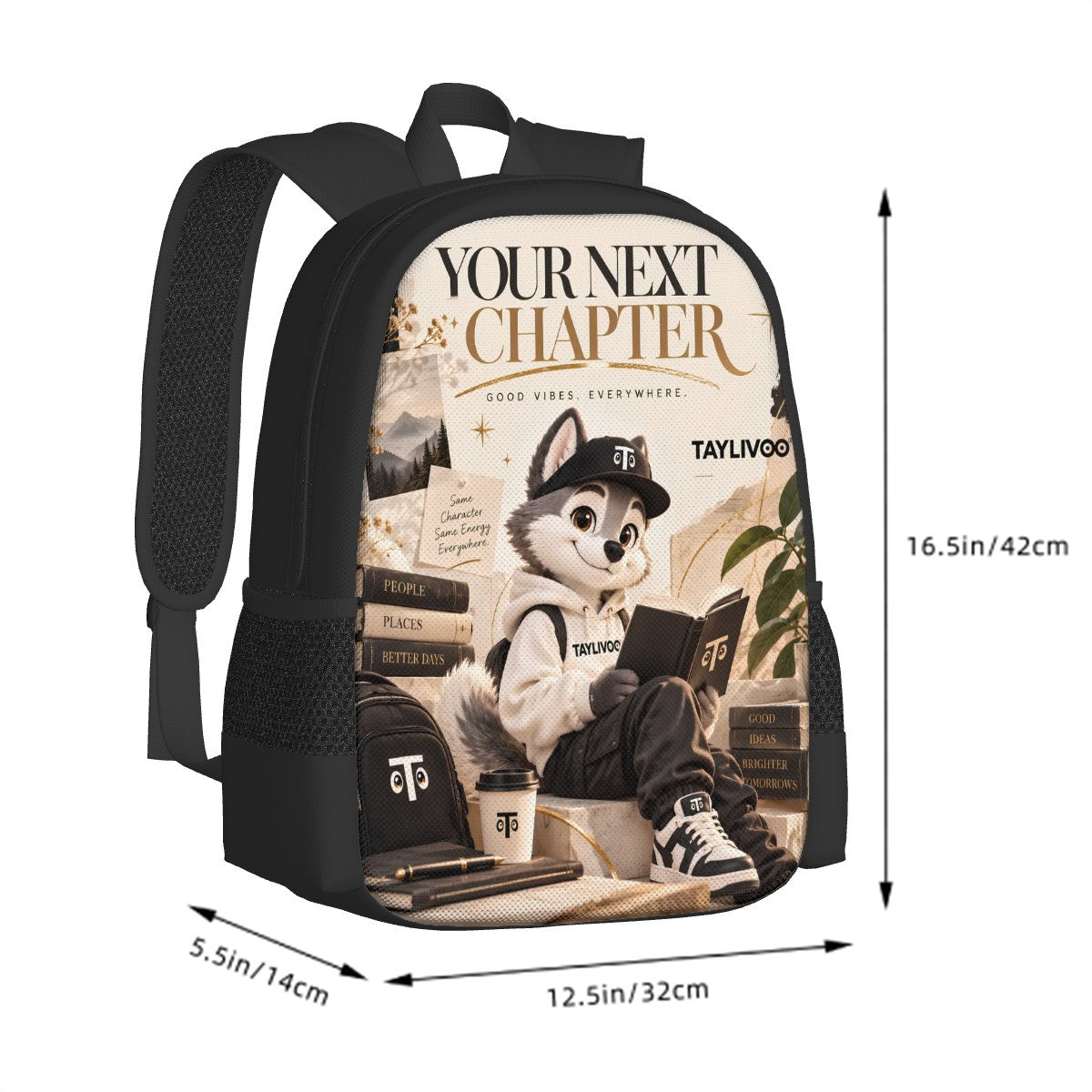 TAYLIVOO Your Next Chapter Oxford Backpack