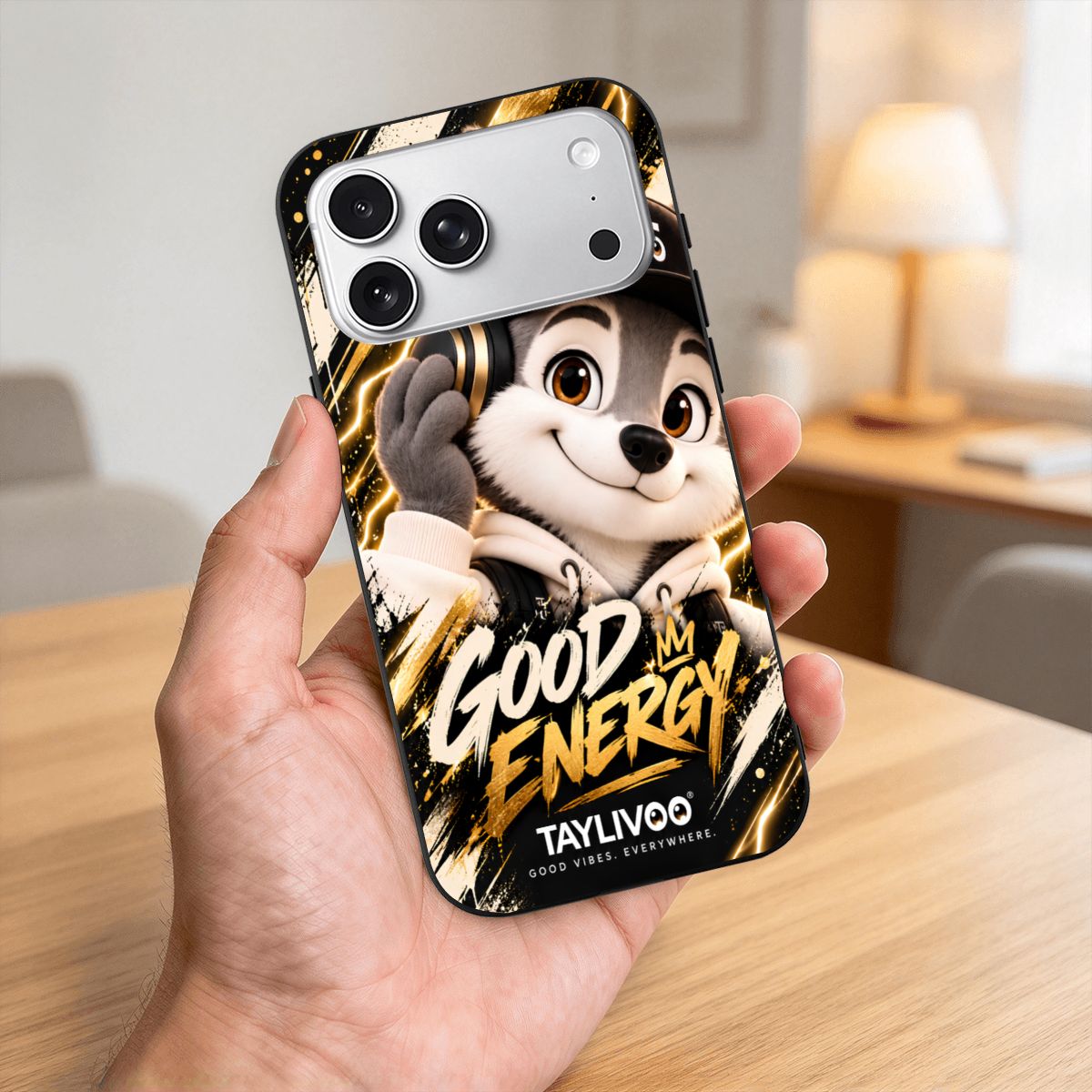 TAYLIVOO Good Energy TPU Case for iPhone 18 Pro Max