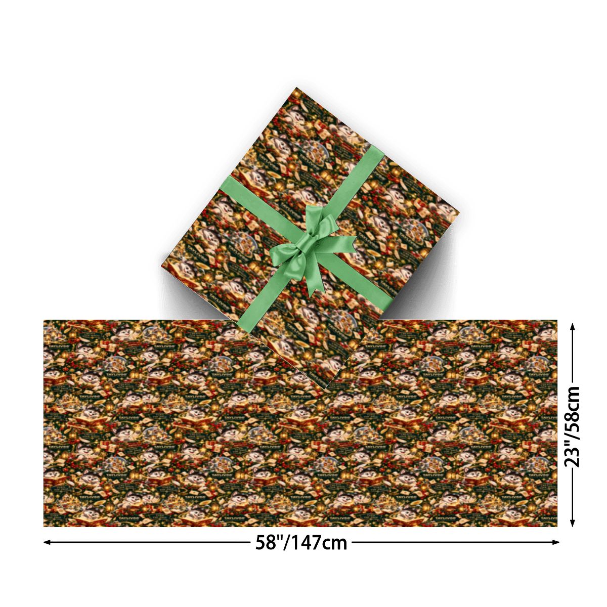 TAYLIVOO Make Something Bright Gift Wrap – 3 Sheets