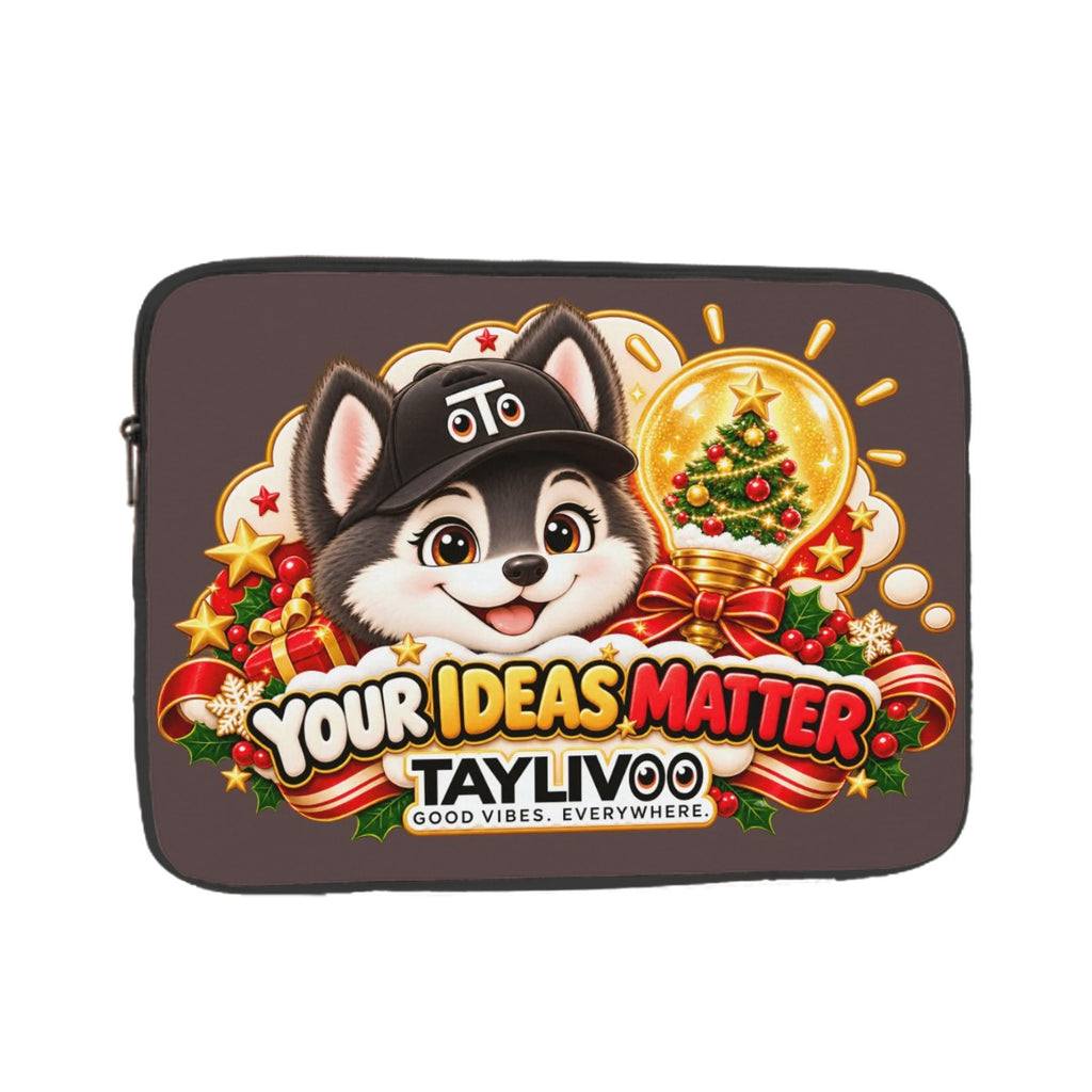 TAYLIVOO Your Ideas Matter Funda acolchada para portátil