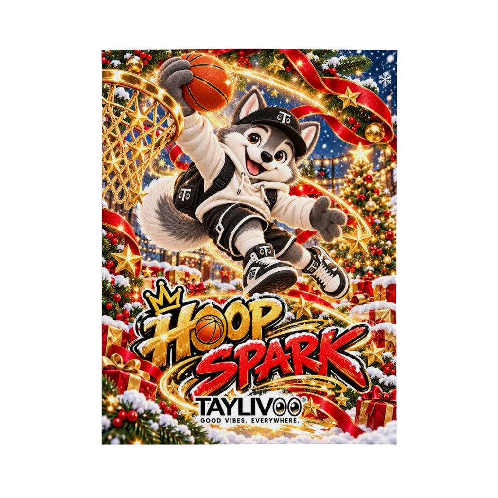 TAYLIVOO Hoop Spark — plaid en flanelle – 320 GSM