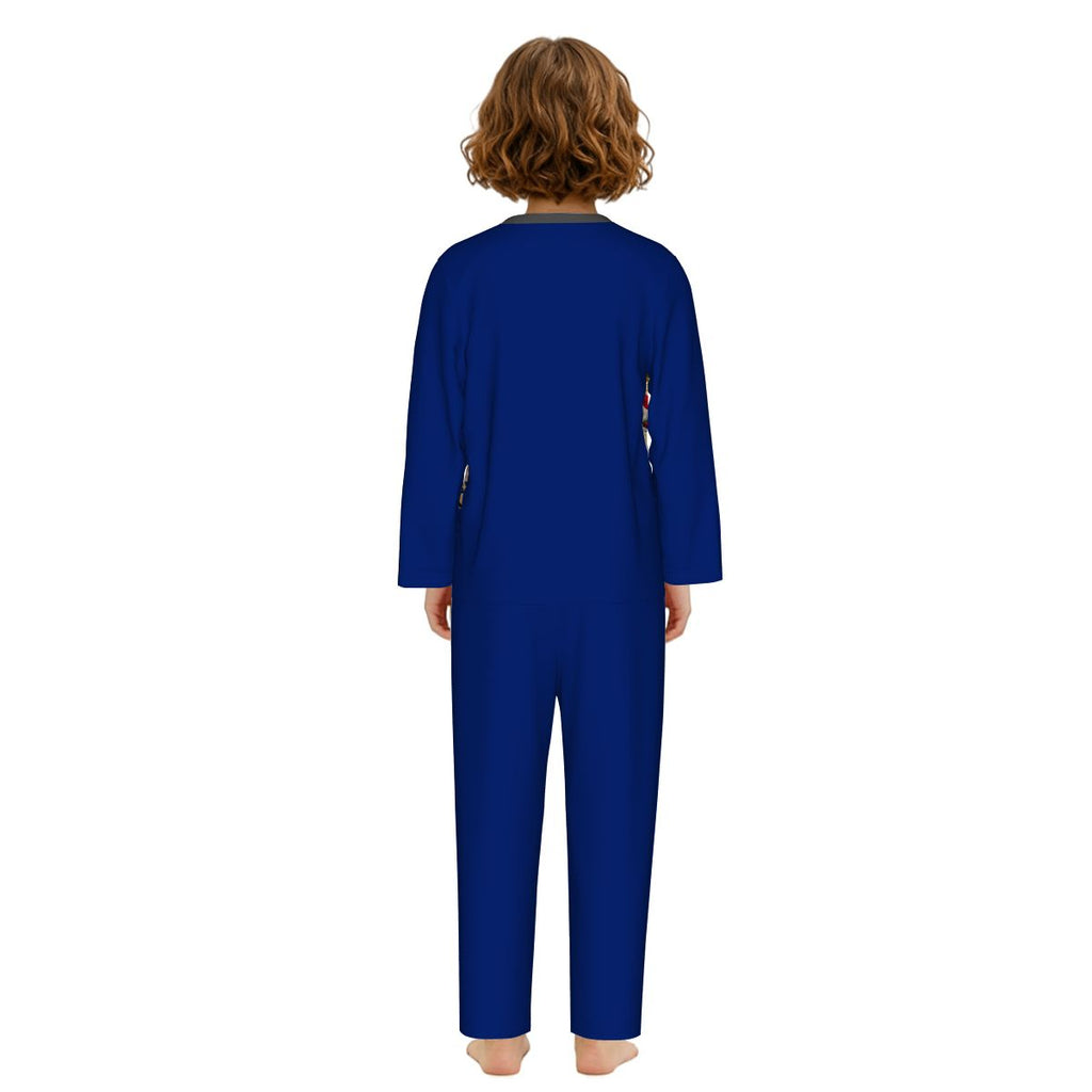 TAYLIVOO Dream Bigger Conjunto de pijama infantil – Azul