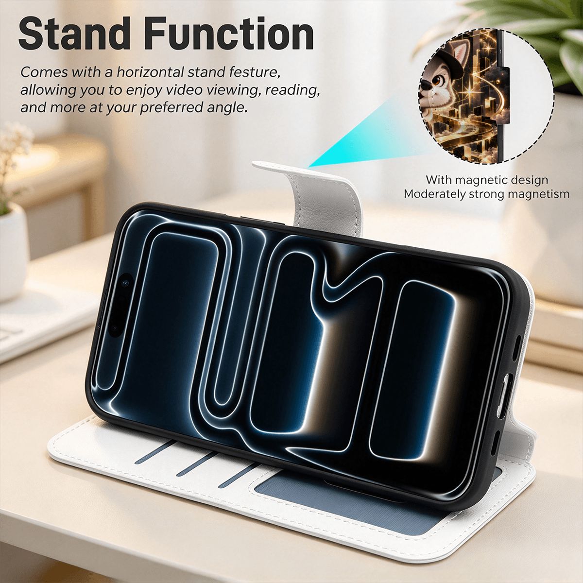 TAYLIVOO Create Your World Wallet Case for iPhone 18 Pro