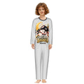 TAYLIVOO Dream Bigger Conjunto de pijama infantil – Cinza