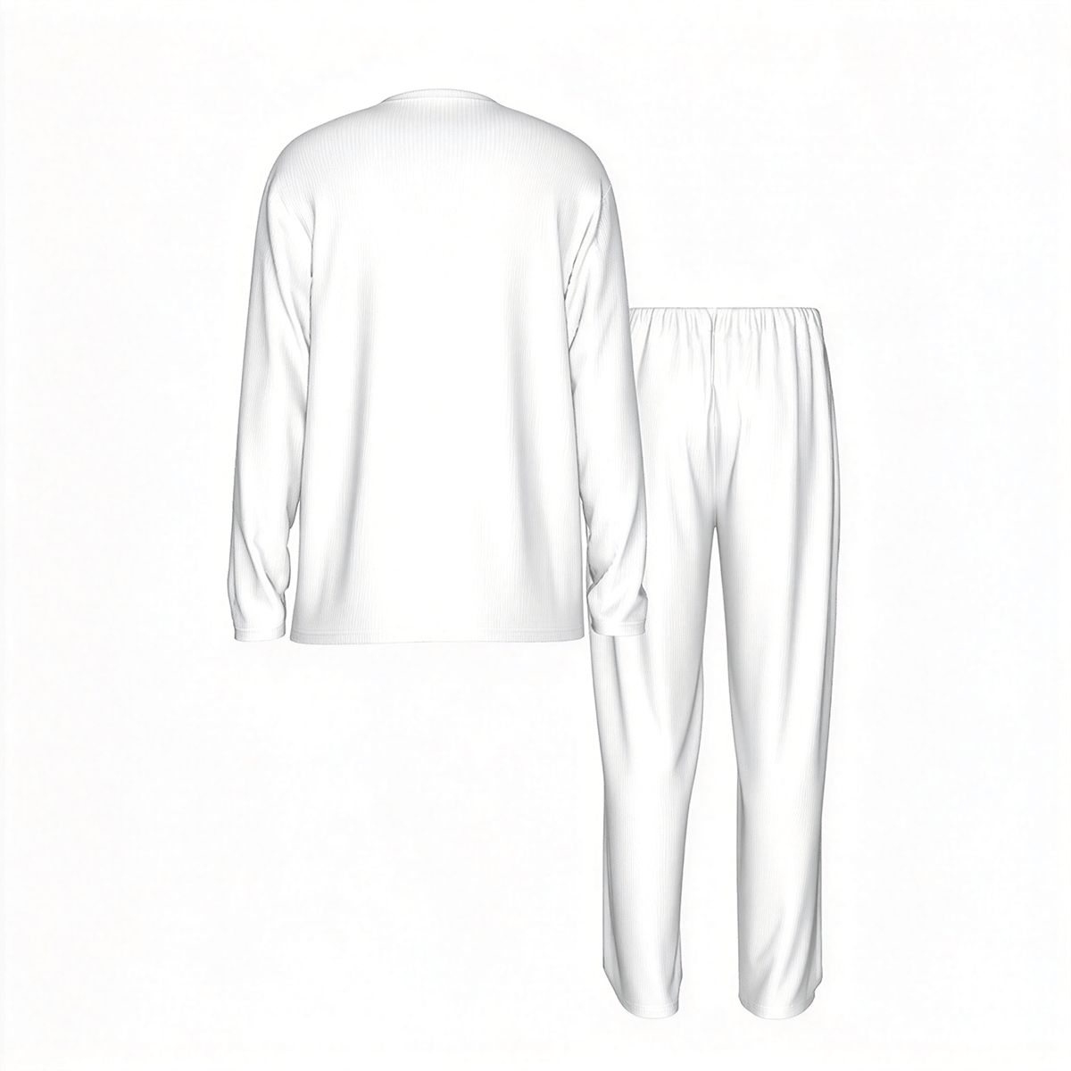 TAYLIVOO Let Your Dreams Glow Men’s Pajama Set – White