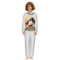 TAYLIVOO Good Night Good Vibes Kinder-Pyjama-Set – Grau