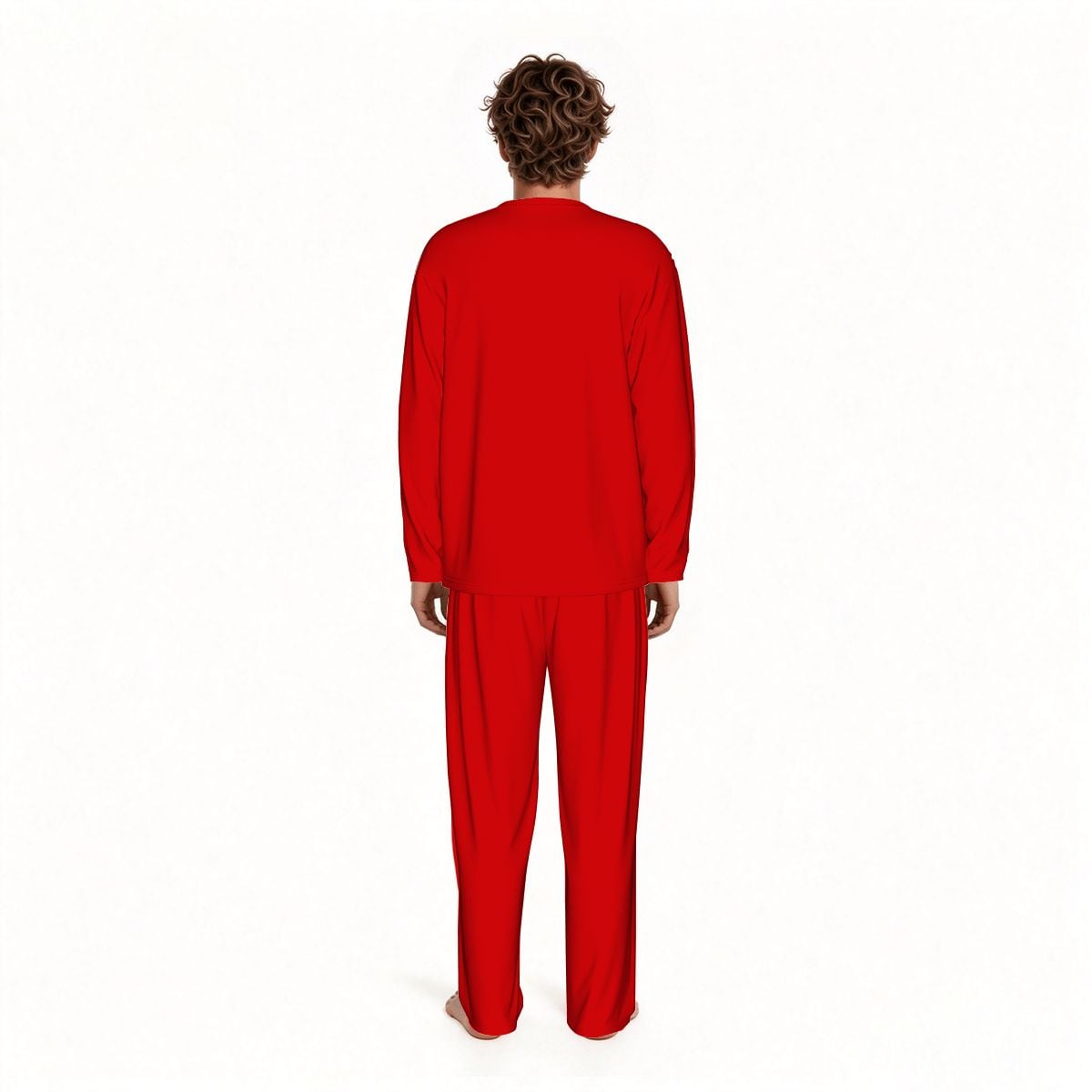 TAYLIVOO Create Your Own Magic Men’s Pajama Set – Red